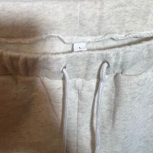 Grey sweatpants